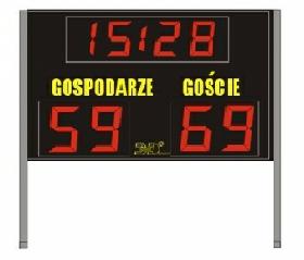Tablica wynikw diodowa na boiska zewntrzne - ZTW 3 ORLIK